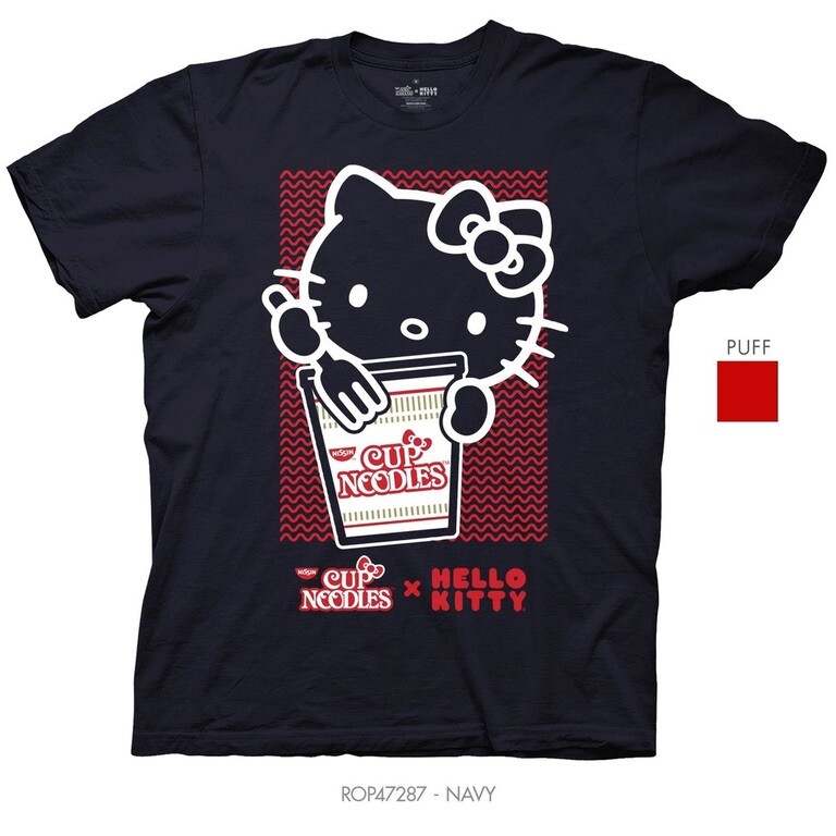 Extra Large (XL) Hello Kitty & Cup Noodles T-Shirt Sanrio Co NEW With Tags NWT