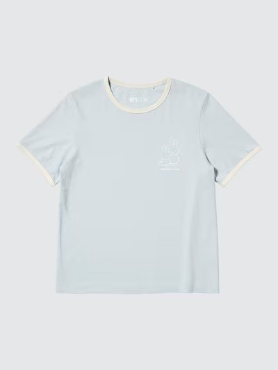 Uniqlo Miffy in Bloom UT T-Shirt Pastel Cotton Women Japan Official Brand New