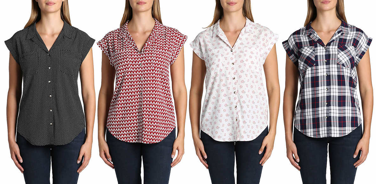 Jachs Girlfriend Ladies’ Short Sleeve Blouse
