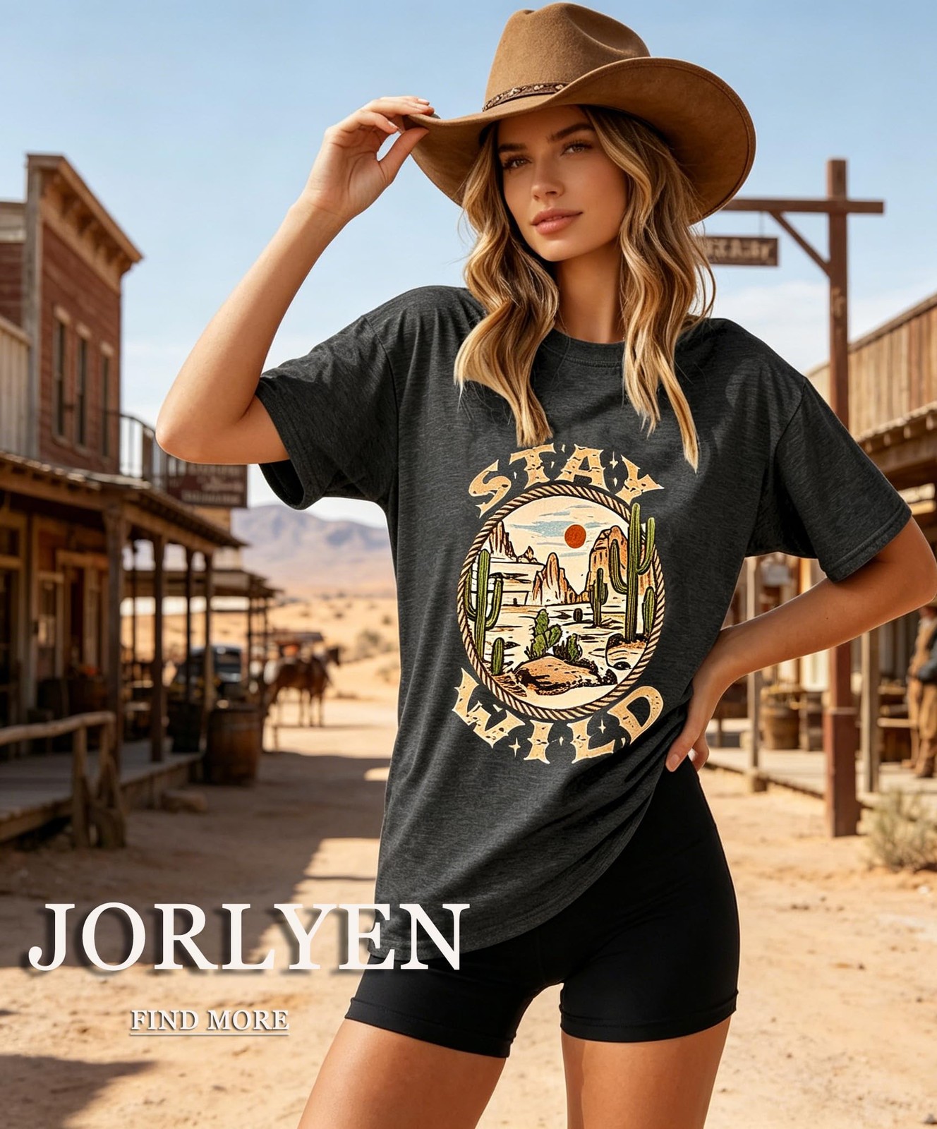 Stay Wild Adventure Outfit for Nature Desert Outdoor Shirt for Camping Mounta…