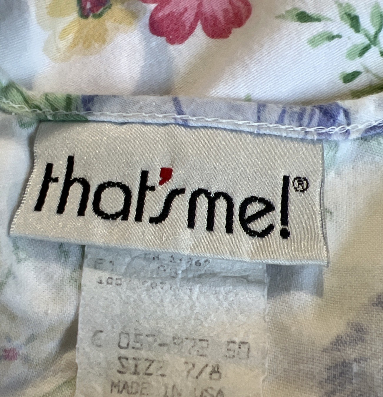 Thats Me Womens M Fairy Cottagecore Floral Vintage 90s Strappy Tank Top