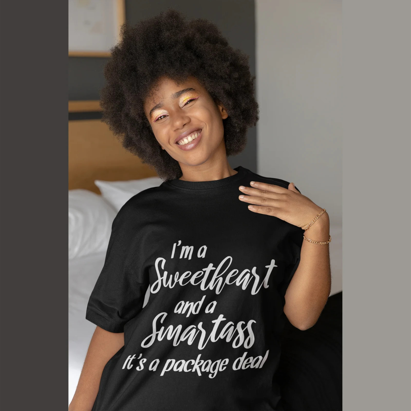 Funny Sayings T-Shirt for Women | Classic Fit Round Neck Graphic Casual Top