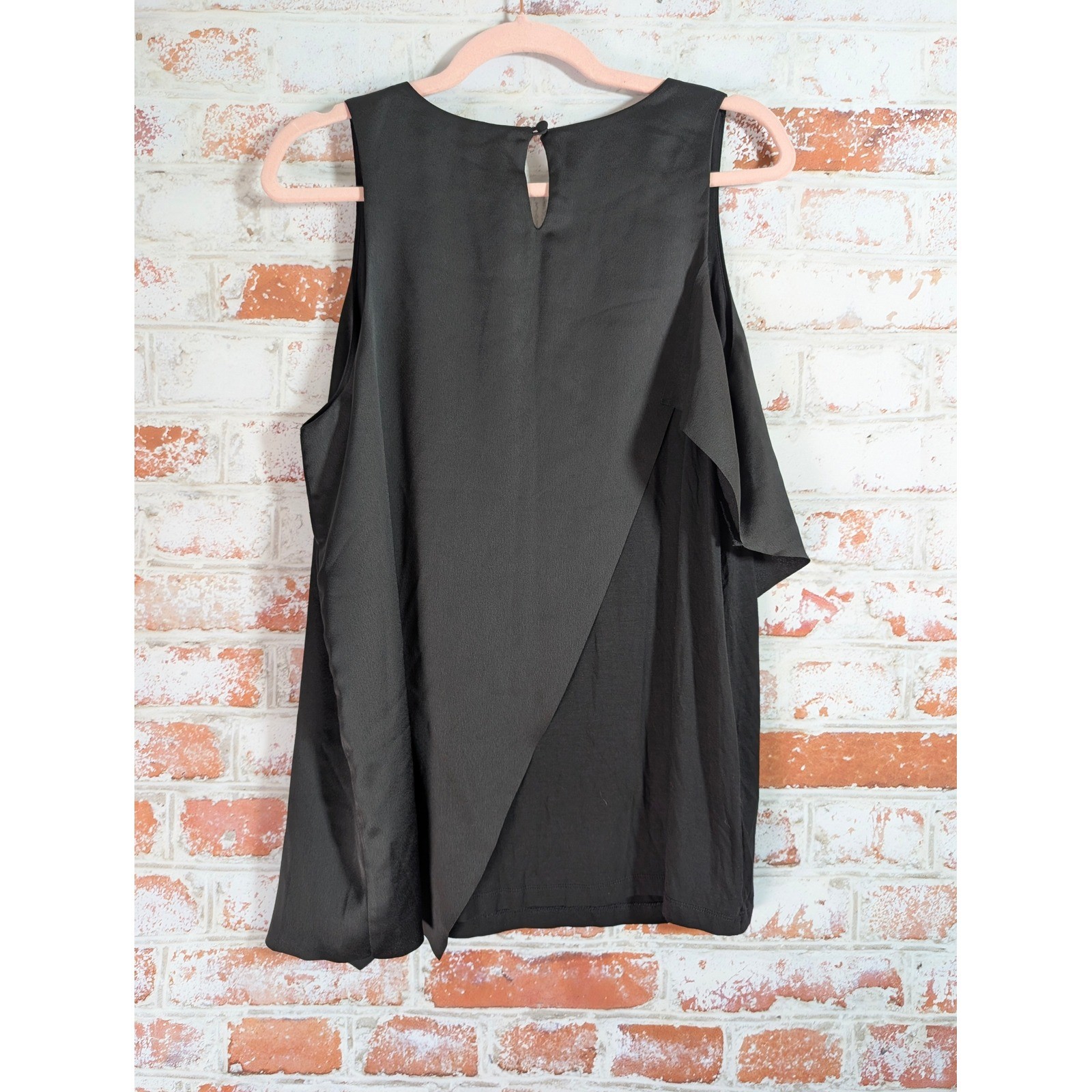 Ripe Nursing Top Women L Black Metric Sleeveless Blouse Maternity NWT $89