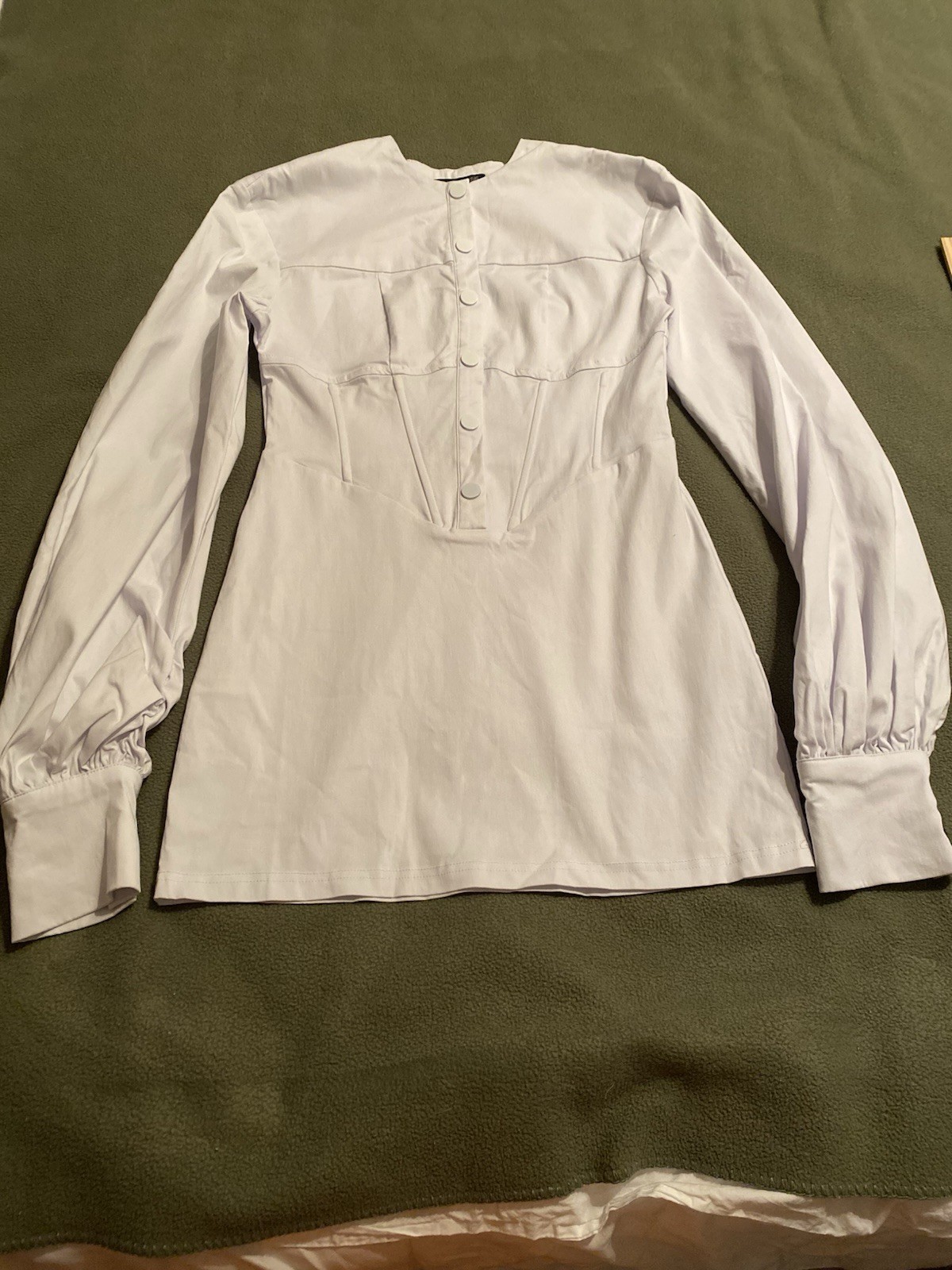 Finesse Women’s Long Shirt Long Sleeve Large