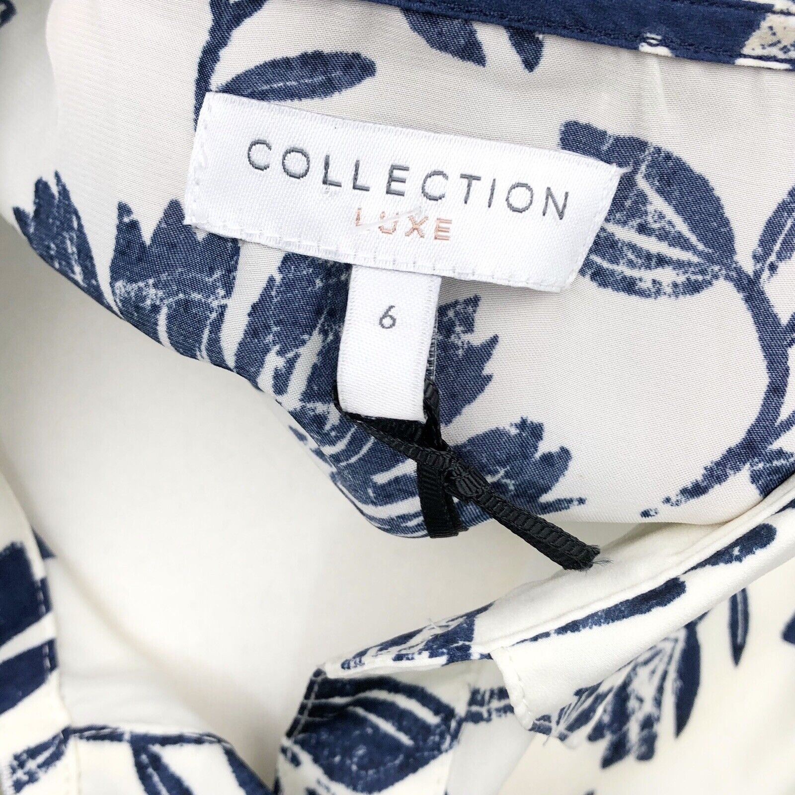 Next Blouse Shirt Collection Luxe Size UK 6 Oversized Women’s Floral Rabbit Look