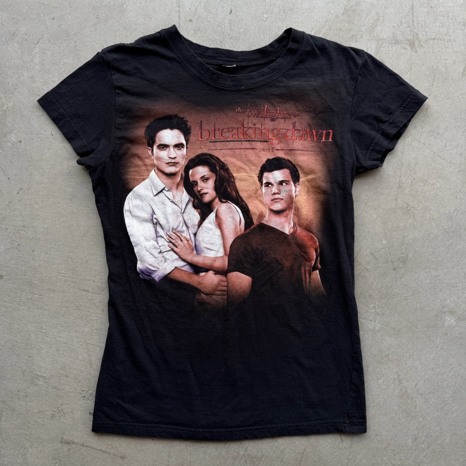 Vintage Twilight Breaking Dawn Part 1 Womens S / M Promo Movie Tee 2011