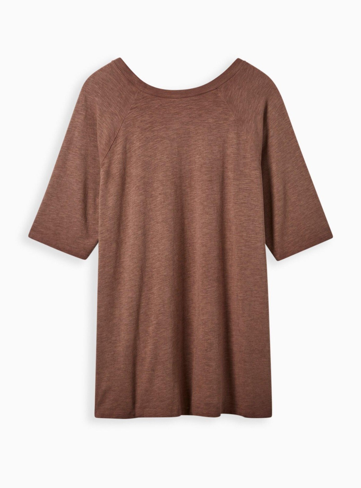 Torrid Desert Rose Super Soft Slub Raglan Tee Brown 2 2X 18 20 #B91588