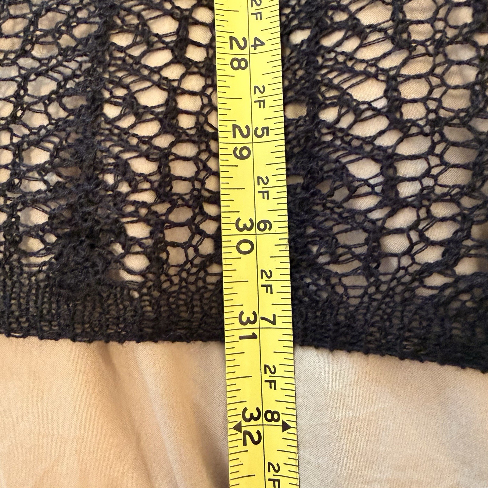 Women’s Black Batwing Shawl Hallo Witchy Festival Goth Spiderweb Crochet OS