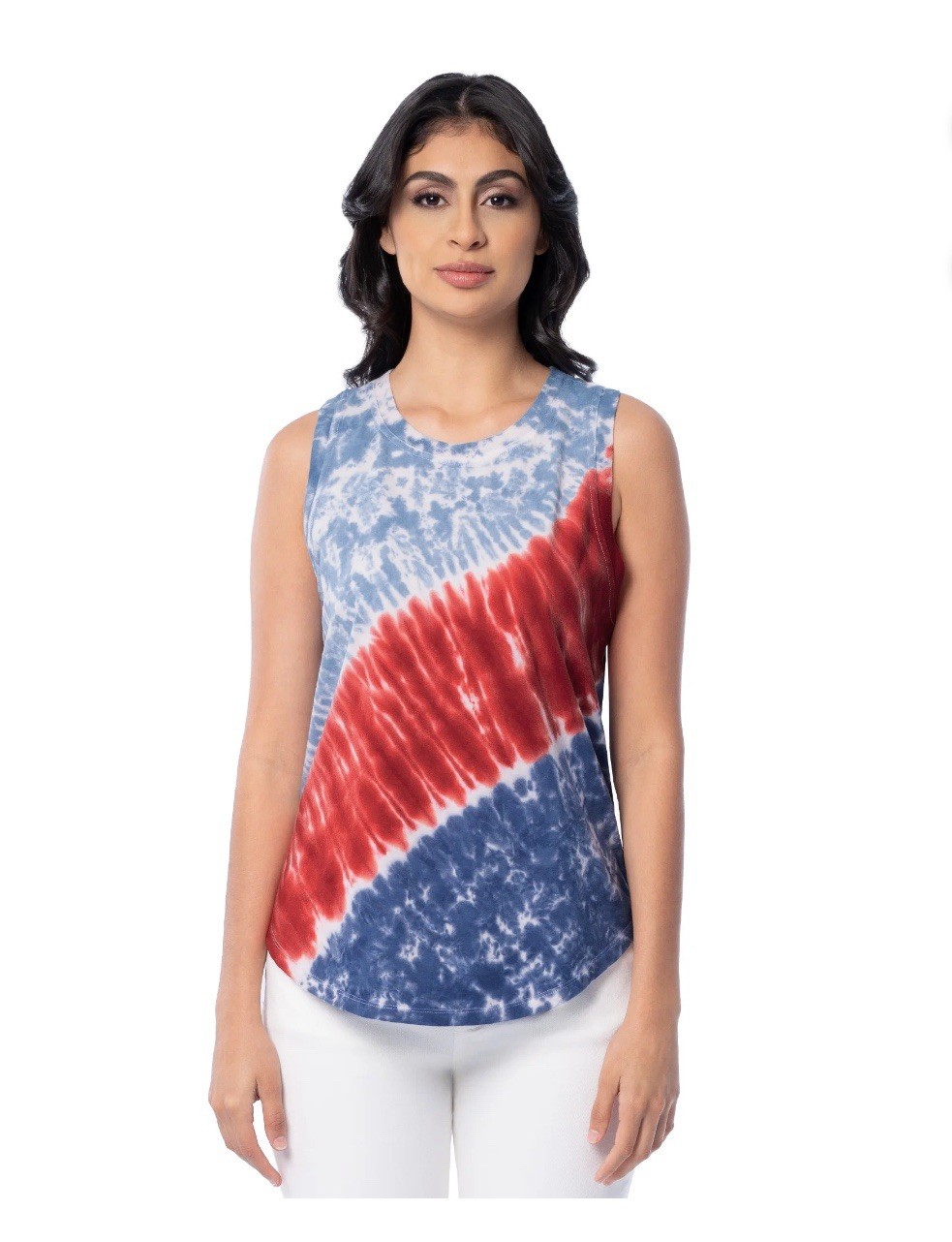 Way To Celebrate Women’s XXL (20) Americana Graphic Patriotic Muscle Tank Top