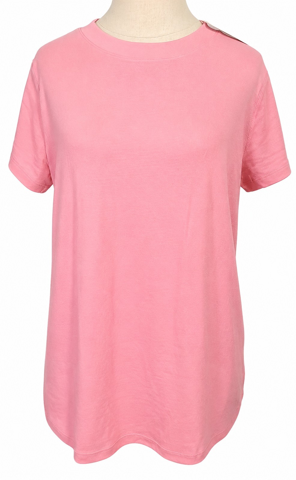 A New Day Light Pink Coral Short Sleeve Ribbed T Shirt Women’s Size XXL NWT