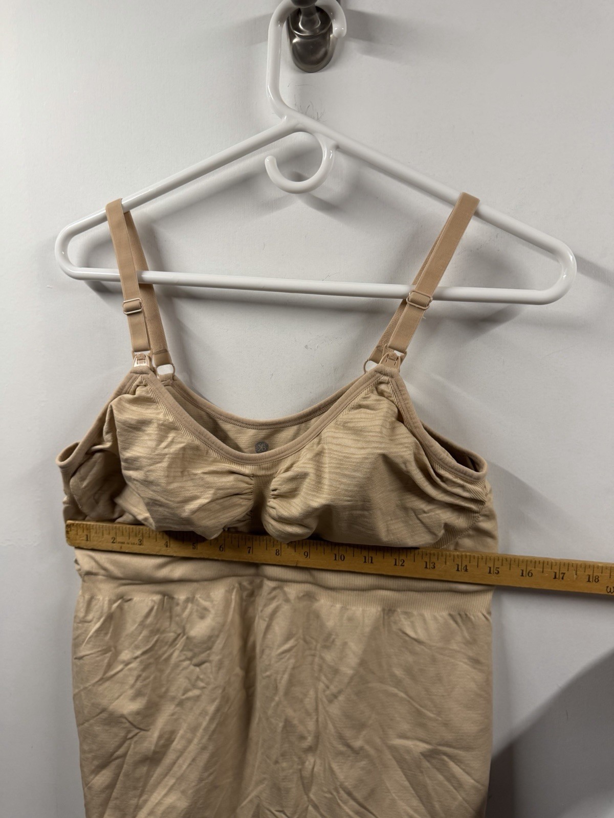 KINDRED BRAVELY Sublime® Hands-Free Pumping Nursing Bra Tank Top Cami Beige XXL