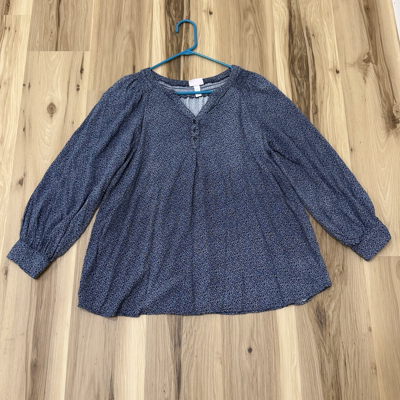 Isabel By Ingrid Maternity Tunic Peasant Top Size S Old Money Classic Preppy