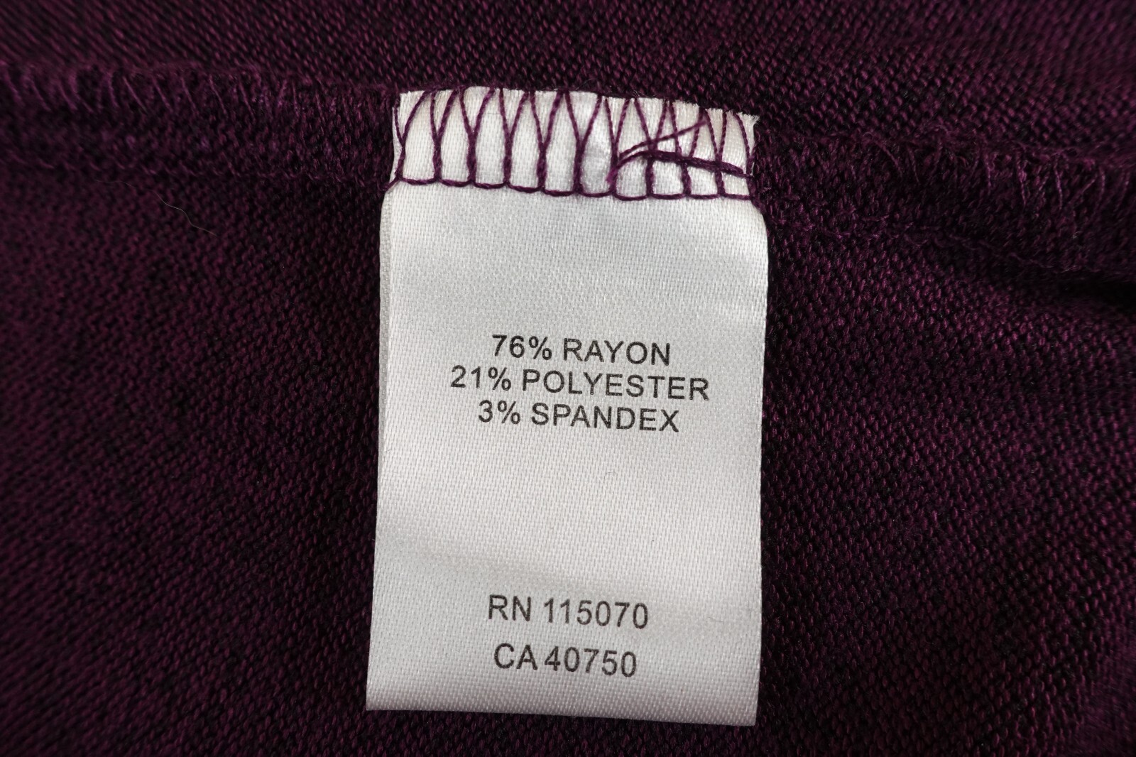 Nina Leonard Womens Size XL Plum Knit Sleeveless Scoop Neck Pullover Top New