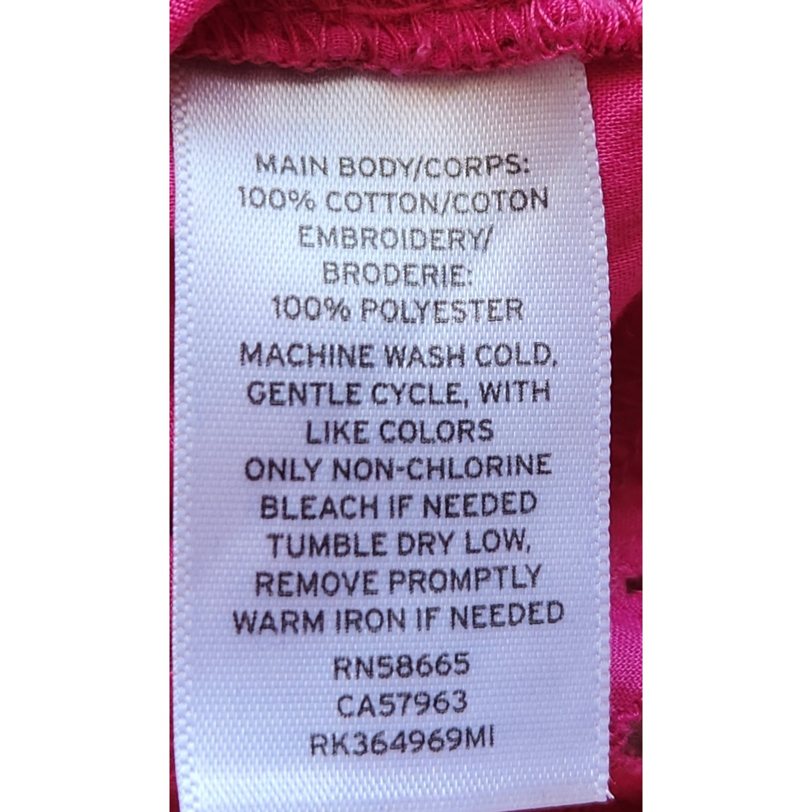 Abound Fuchsia Pink Eyelet Hem Cold Shoulder Top Large Lightweight Soft