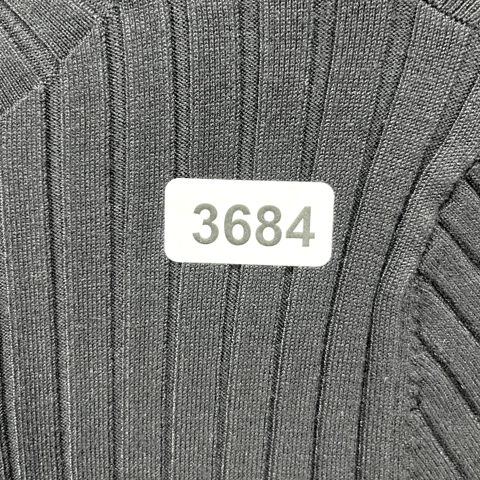 525 America Top Womens Small Black Mock Neck stretch short sleeve knit sweater