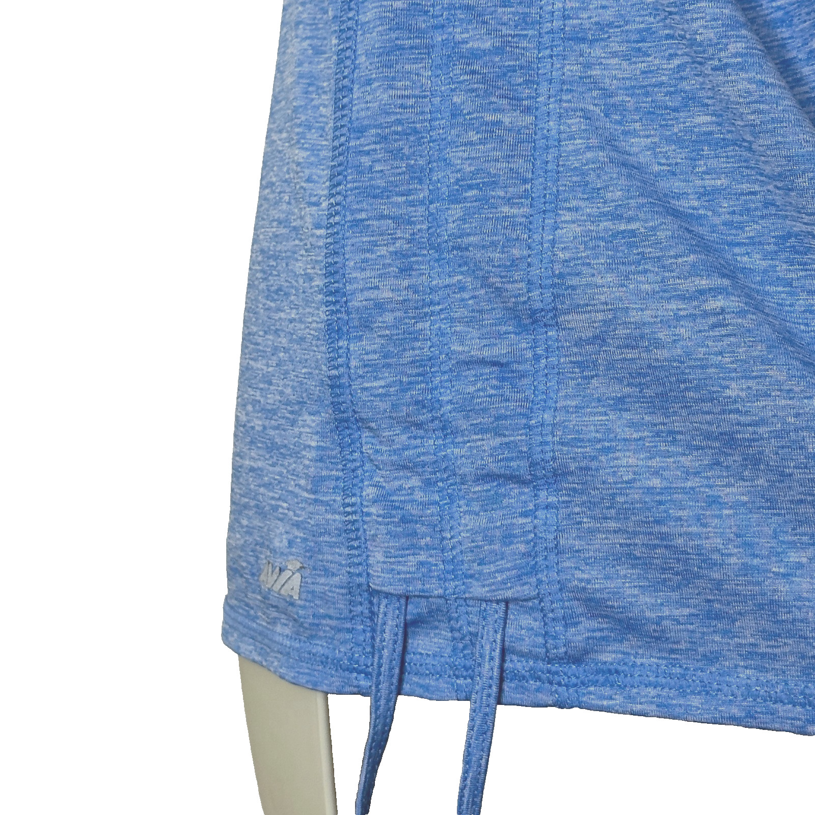 Avia Heather Blue Peach Cinched Sides Workout Yoga Racerback Tank Top Women’s M