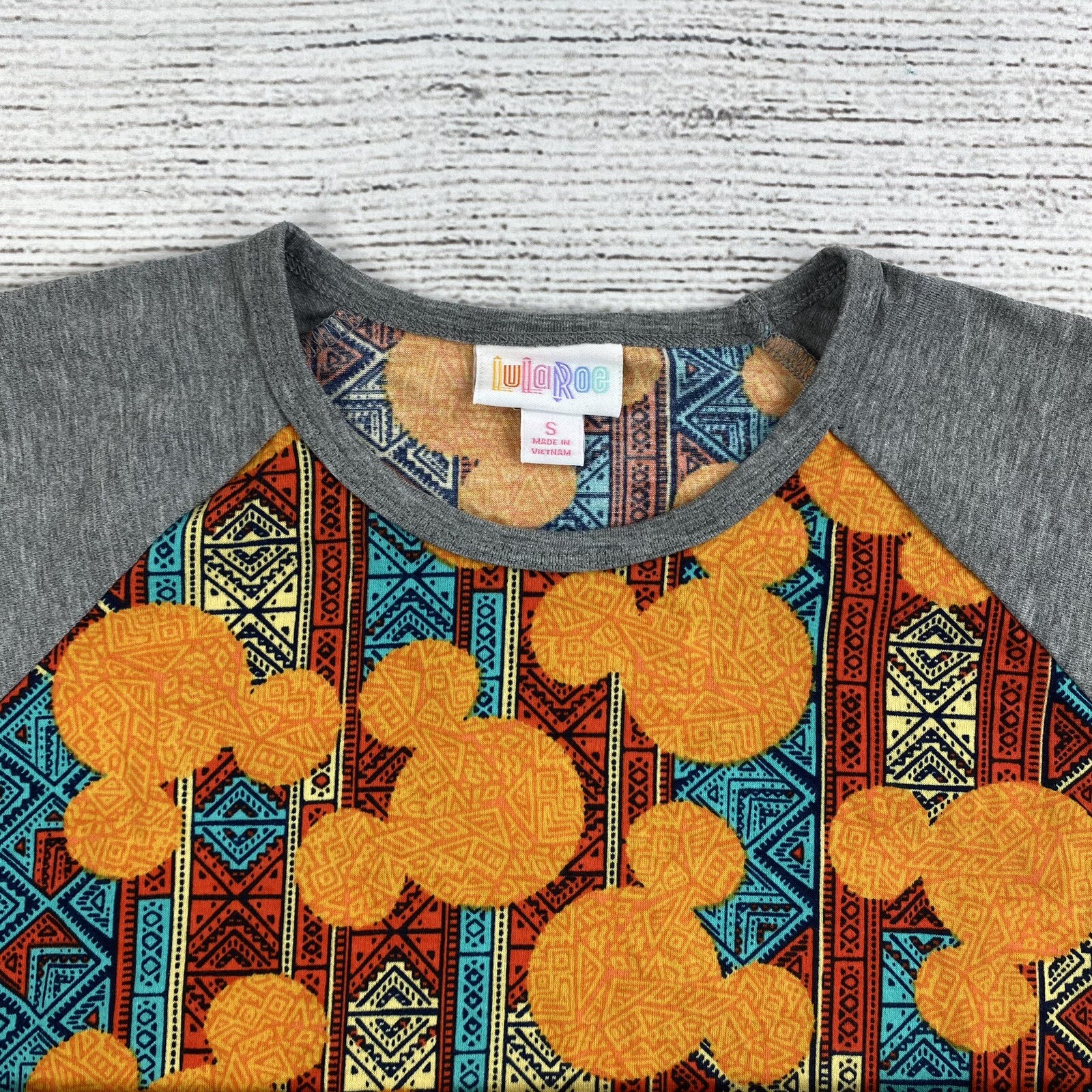 Lularoe Disney Mickey Mouse Women Size Small Half Sleeve Pullover Shirt – NEW