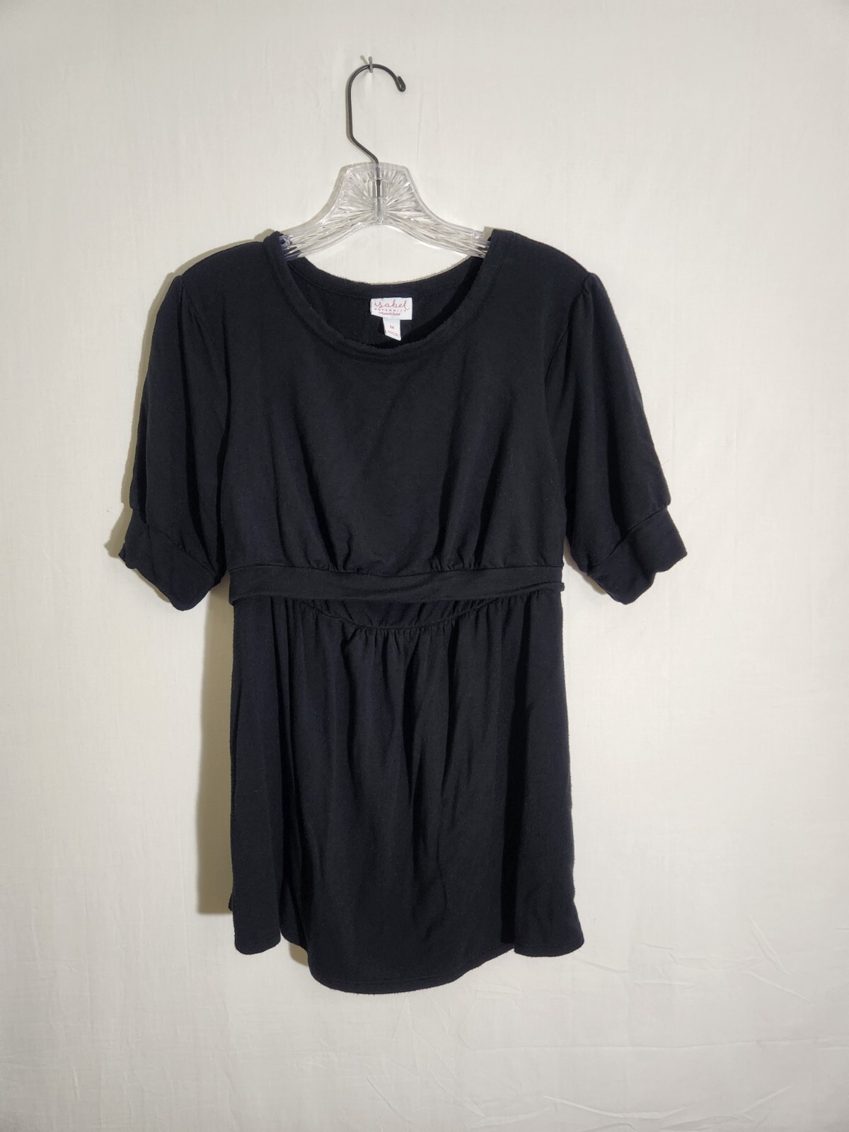 Isabel Maternity by Ingrid & Isabel Nursing Shirt Black Sweater Top Womens M