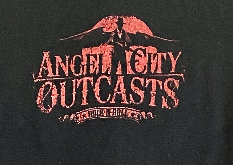 Angel City Outcast T Shirt Rock T Shirt Punk T Shirt Women Small Concert T Shirt