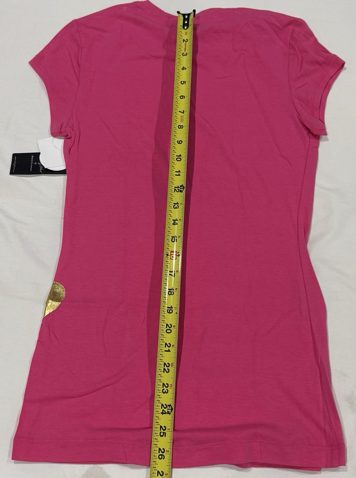 Baby Phat Jean CO Hot Pink Short Sleeve Shirt Size L NWT