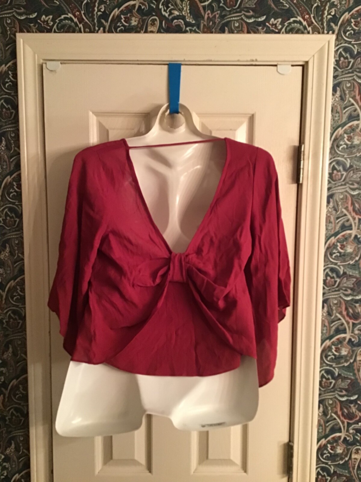 Nwot Marty M blouse size small s womens red top womens
