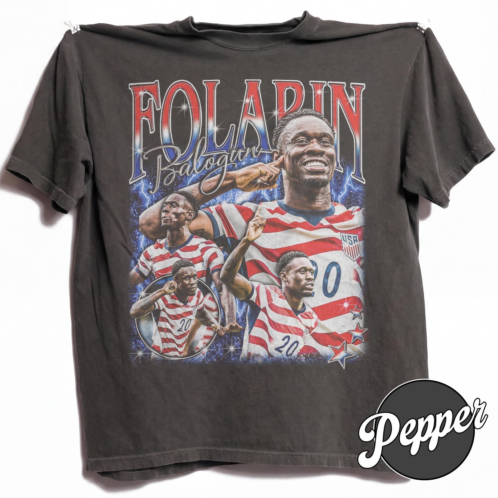 Folarin Balogun Bootleg Rap Style Vintage Comfort Colors Shirt