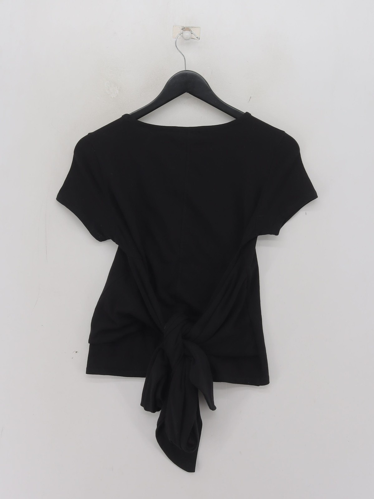 The Line By K Women’s Top M Black Cotton with Spandex Basic