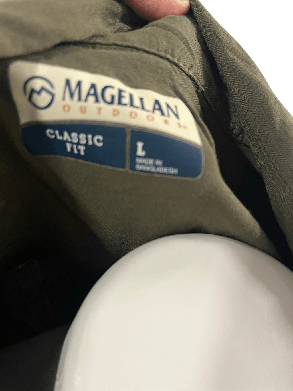 Magellan comfy long sleeve button down classic fit