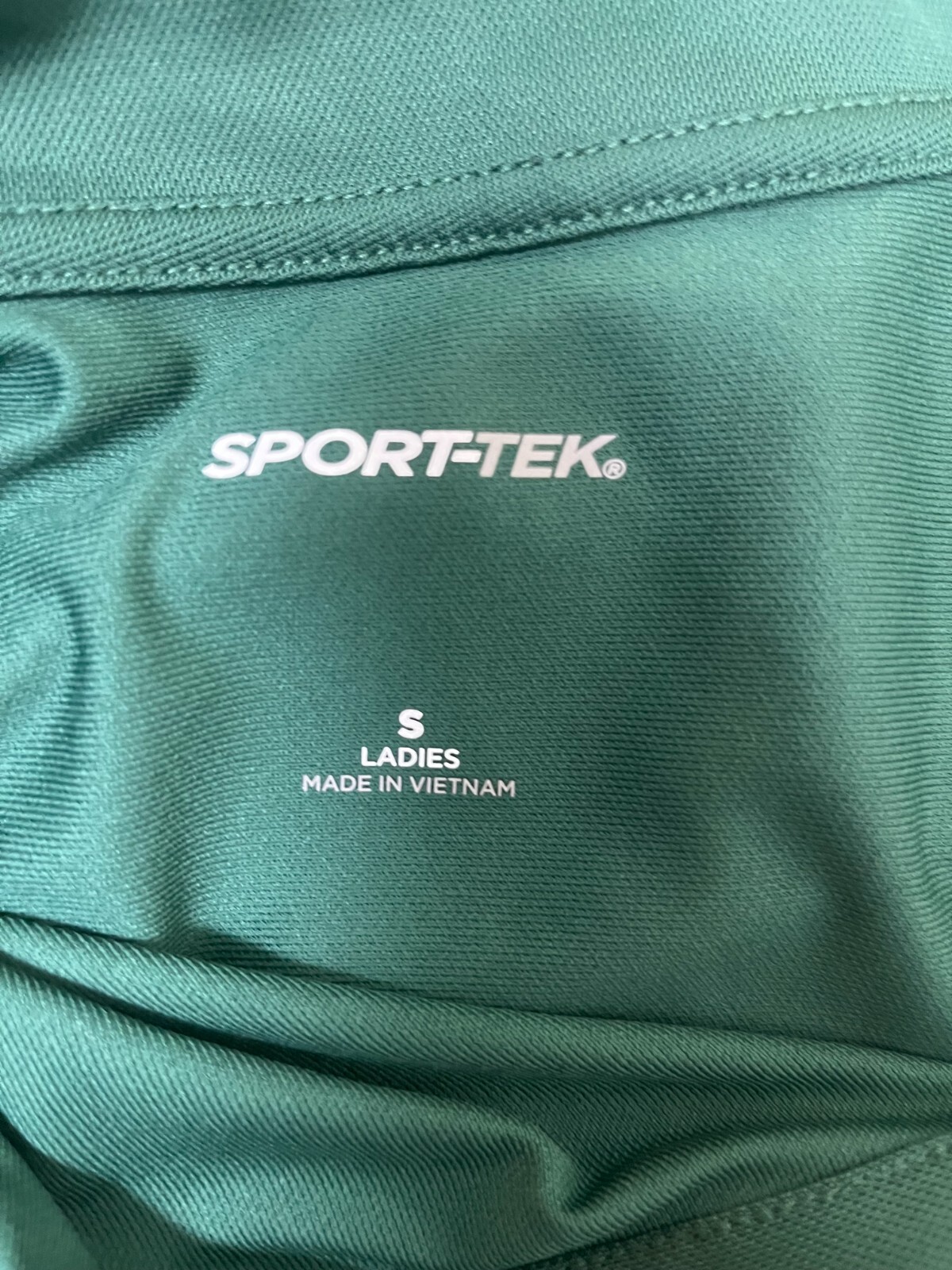 Sport Tek Women’s Dri-Fit Performance Polo Shirt Forest Green Athletic Small New