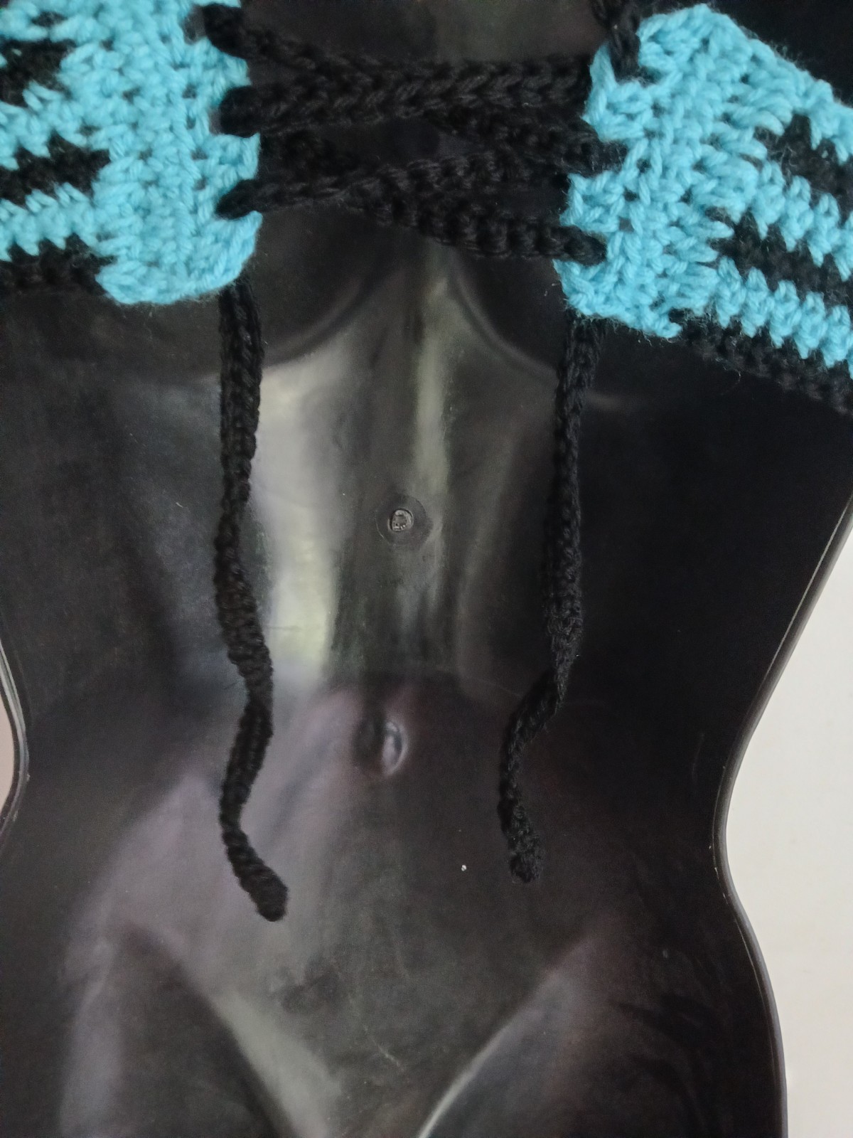 Handmade Crocheted Womens Bralette, Size M, Tank Top, Halter Top