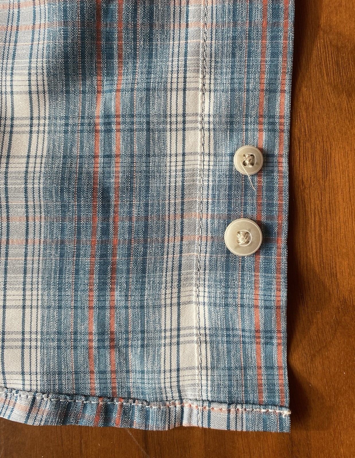 Filson Lake Crescent Long Sleeve Button Down Fishing Shirt Sz S Teal Blue Plaid