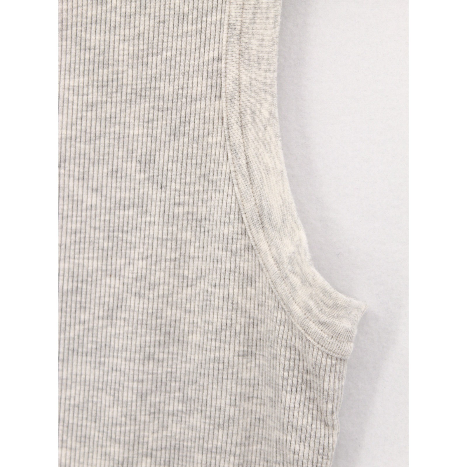 Citizens of Humanity Isabel Ribbed Tank Top Medium Heather Grey