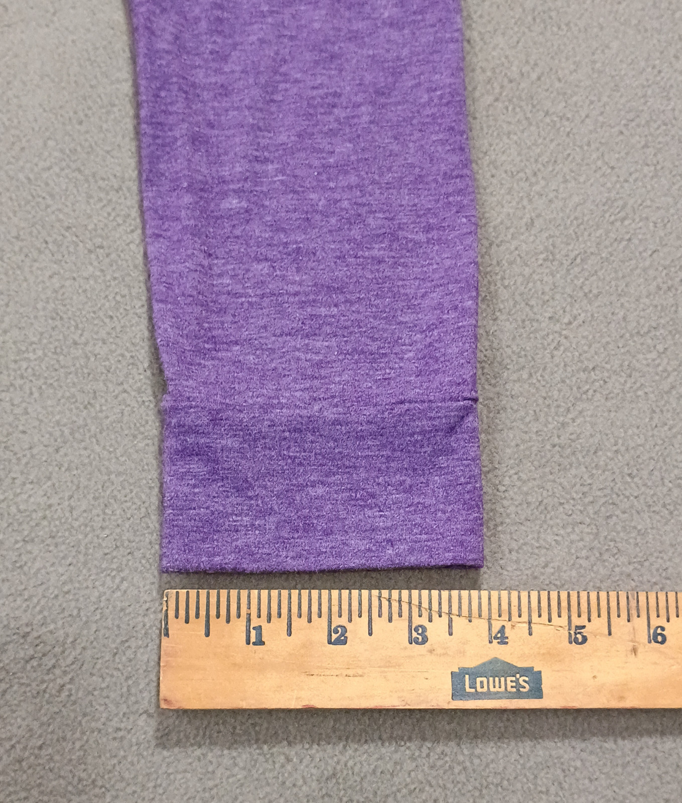 Women’s Lightweight Long Sleeve Pull Over With Pockets Size L Purple