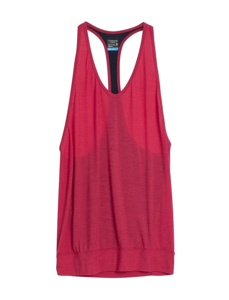 Icebreaker Women Nomi Racerback Tank (M) Cherub / Admiral