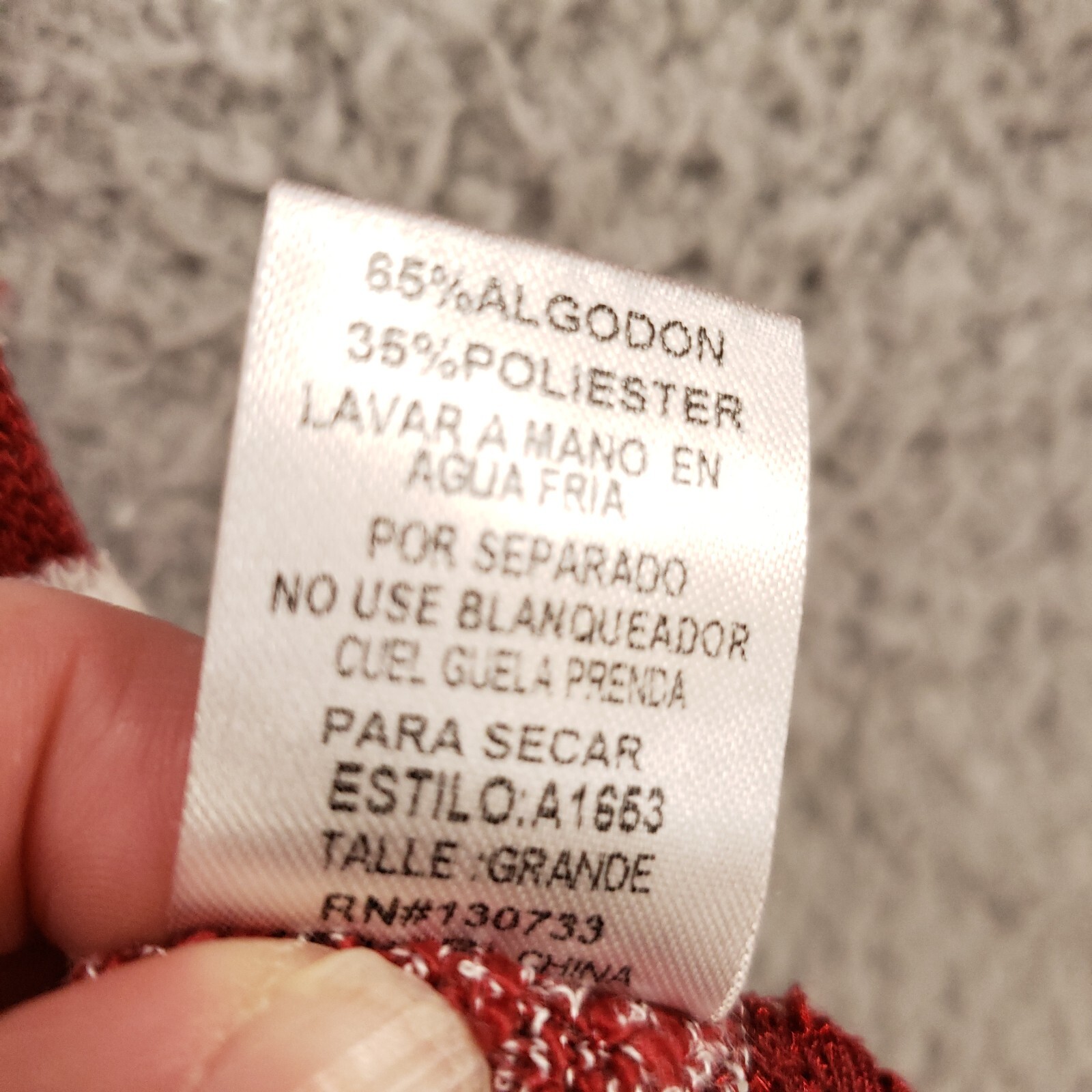 Womens Large Top Red White Striped Mixed Print Knit Speckled Heathered Umgee