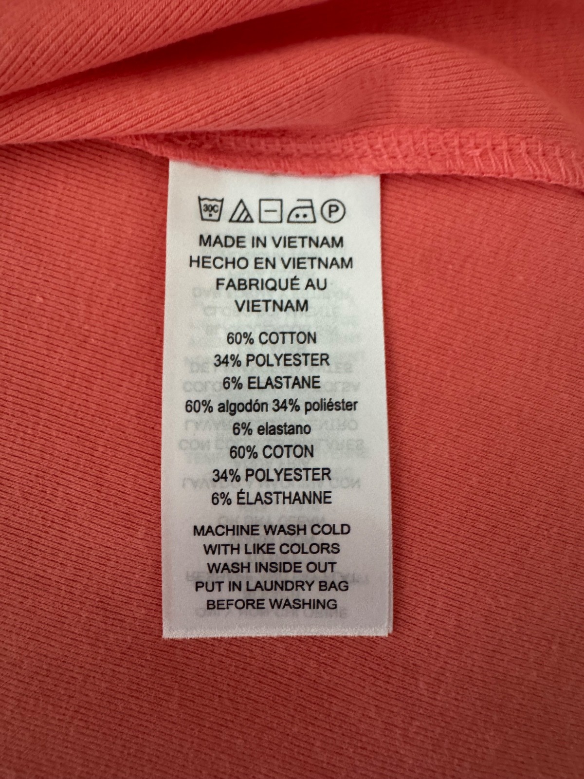 Michael Kors Short Sleeve Top Size L in Coral. NWT