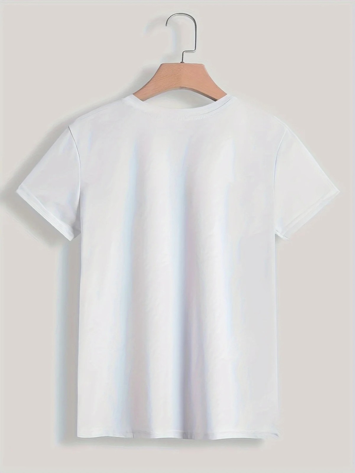 Paris Women Print T-shirt Girl Short Sleeve Crew Neck Casual Top for Summer