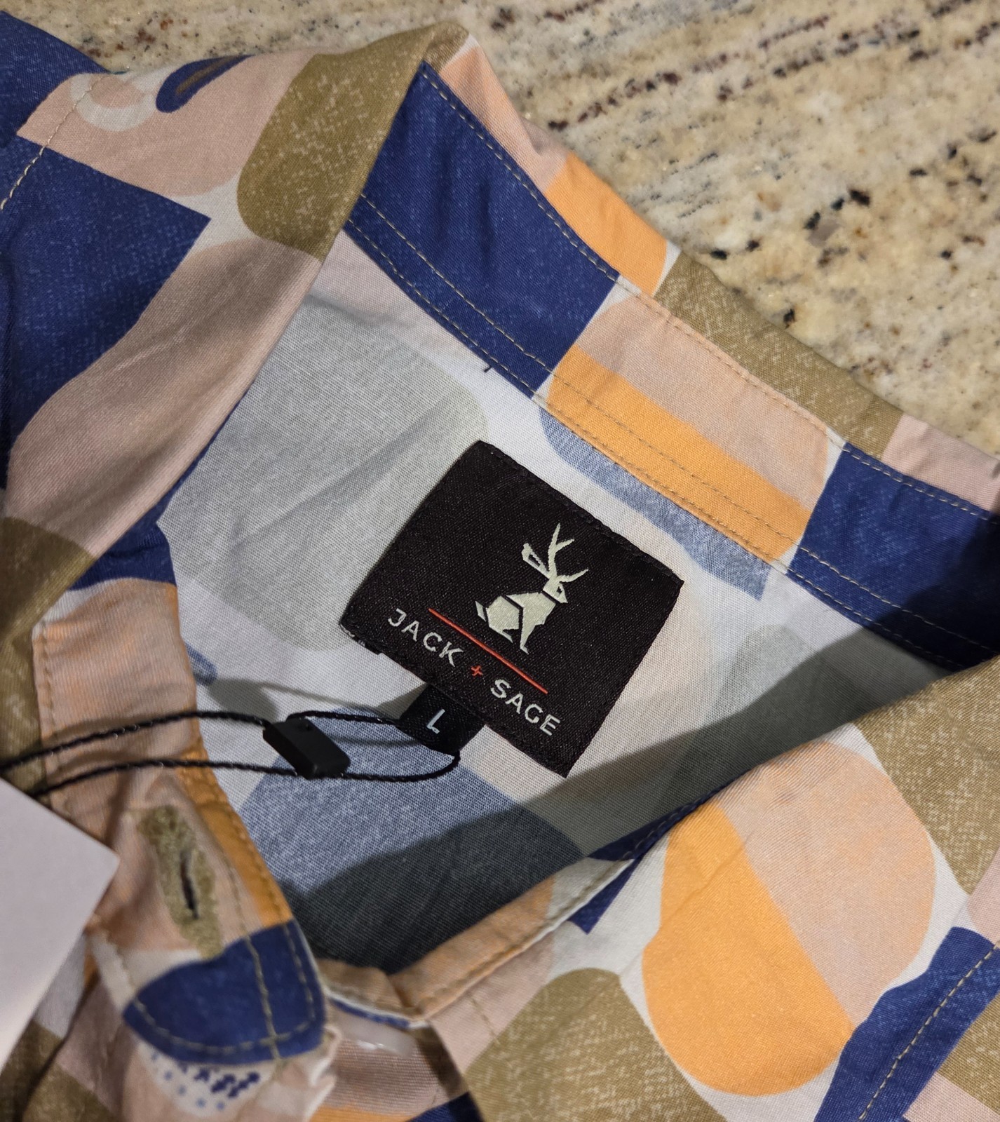 New! Jack & Sage Women’s L Retro Picnic Camp Shirt Keep It Simple Coffee Mug