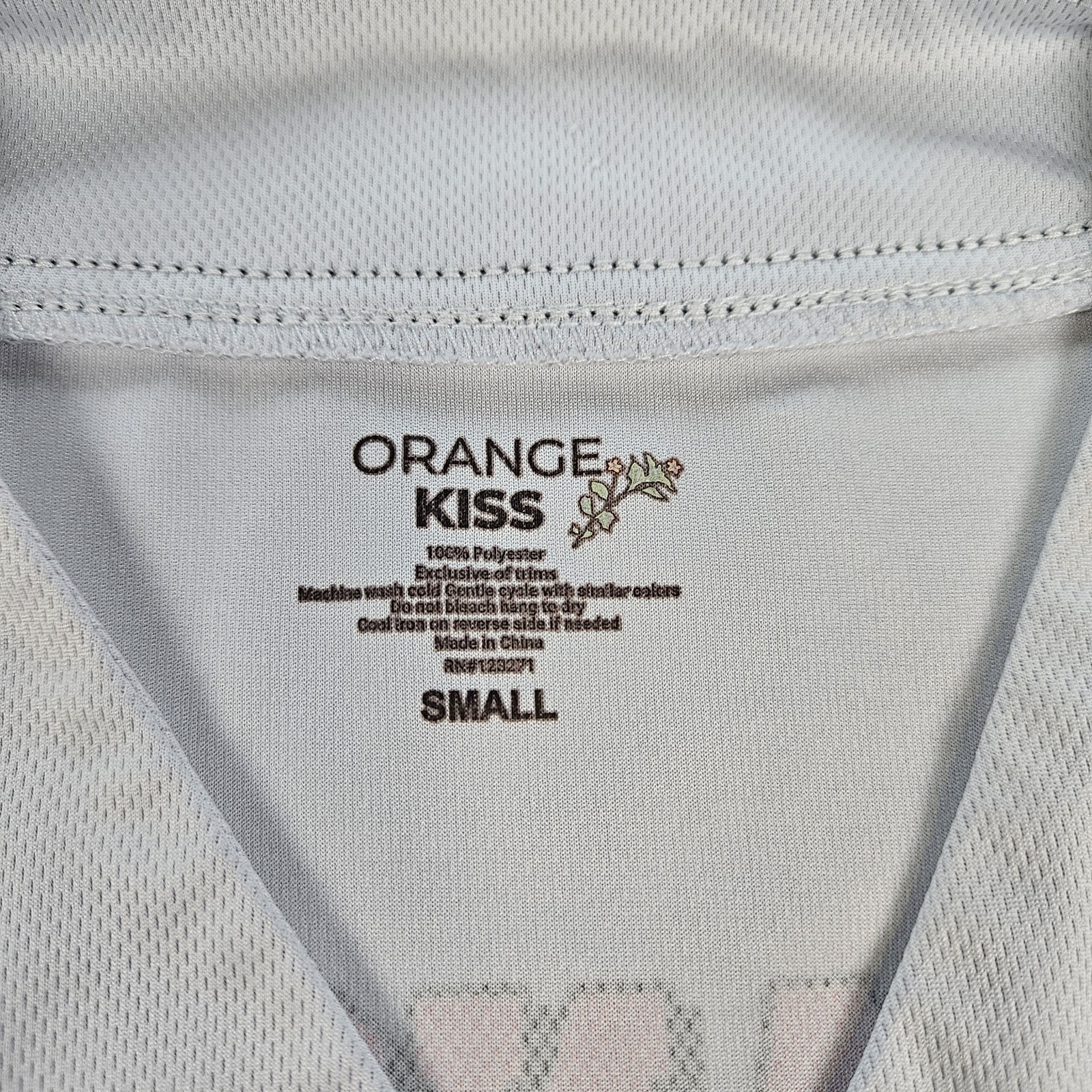 Orange Kiss Womens Los Angeles Baseball Teddy Bear Good Vibes Jersey Size Small