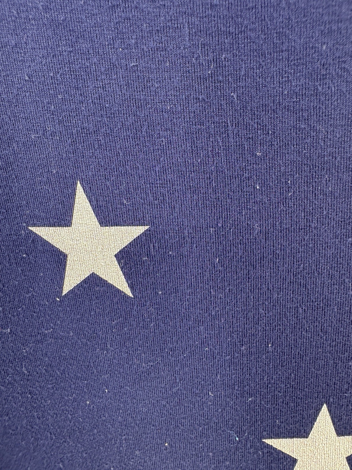 Old Navy Womens XL Tank Top Navy Blue White Stars Sleeveless Swing style