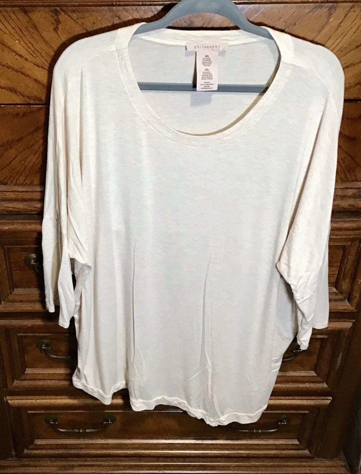 Philosophy S/S Tan Top Size XXL