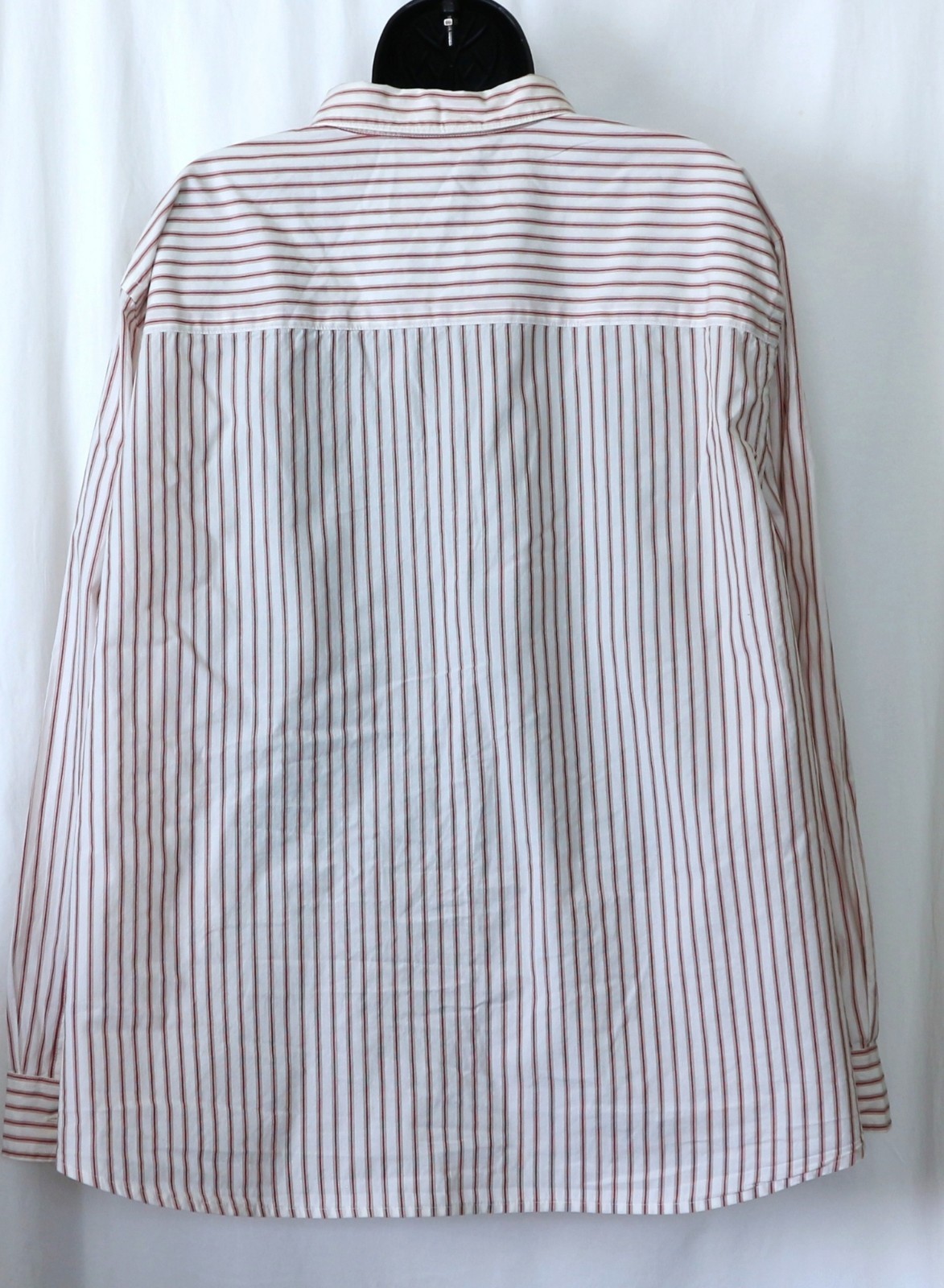 LAUREN RALPH LAUREN Striped Logo Pckt Blse 55 Chst 29 In Lng Sz 3X EXC
