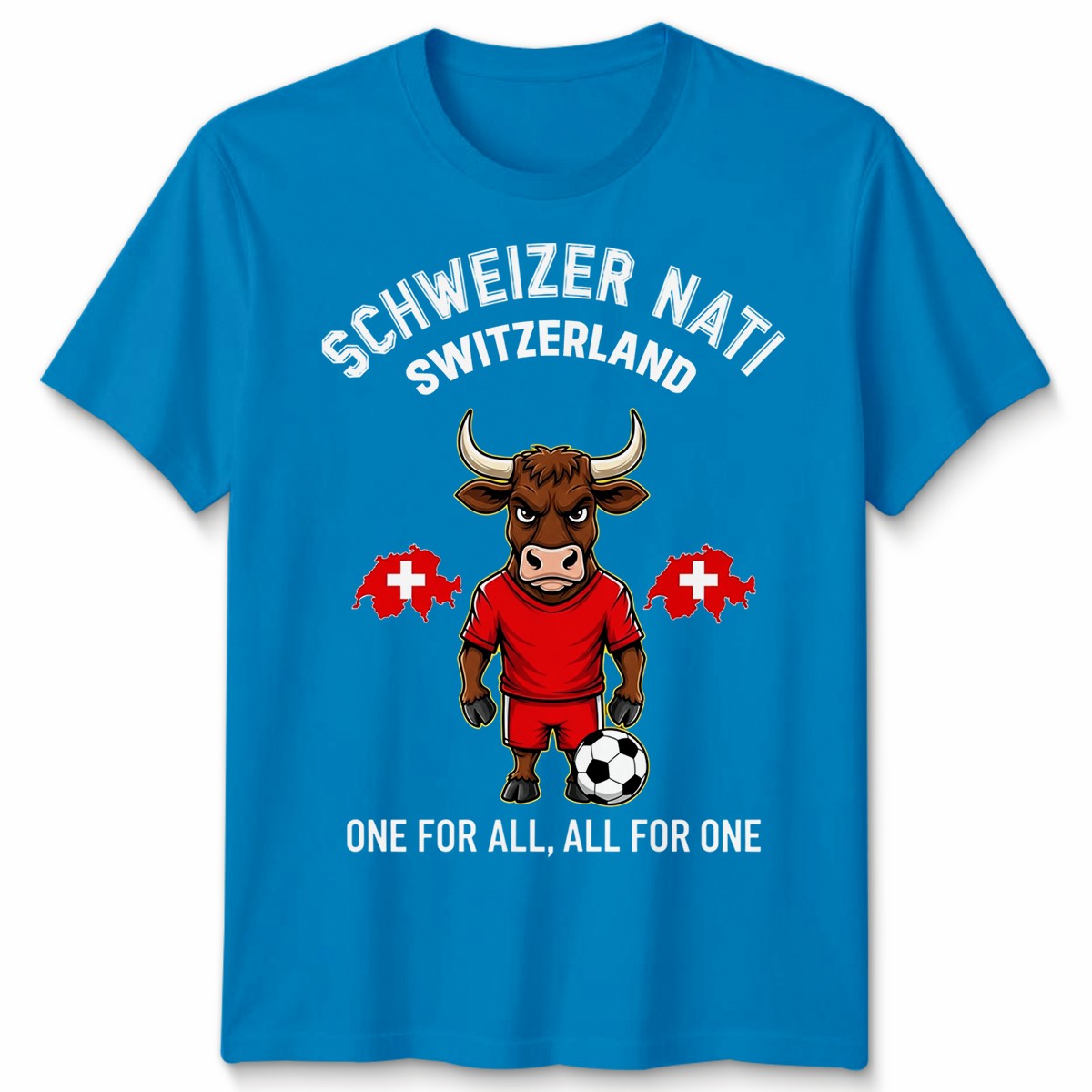 Switzerland Unisex Football T Shirt Country Pride Soccer Fans Mens Womens Tee