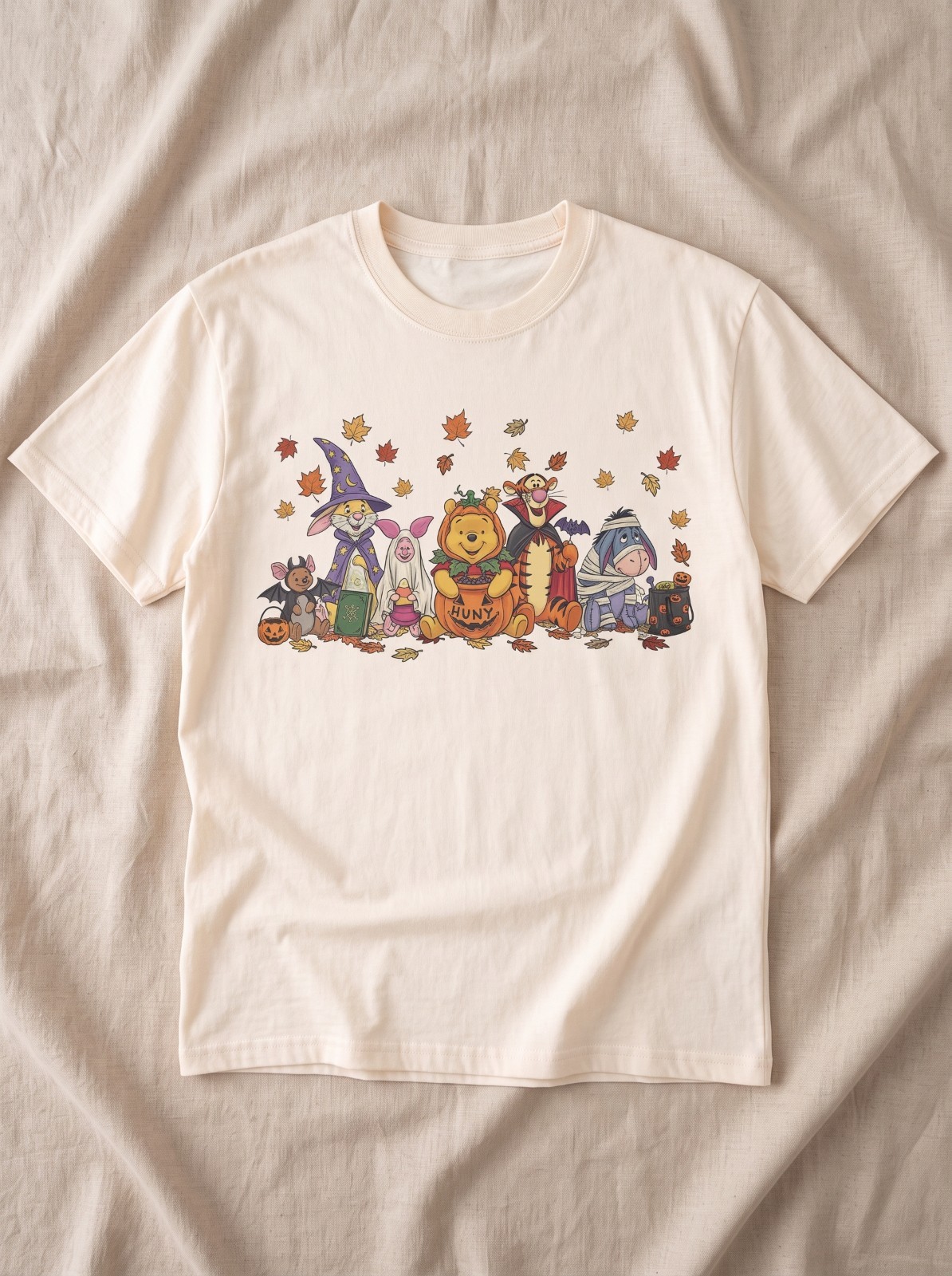 Comfort Colors Vintage Winnie The Pooh and Friends Halloween Shirt