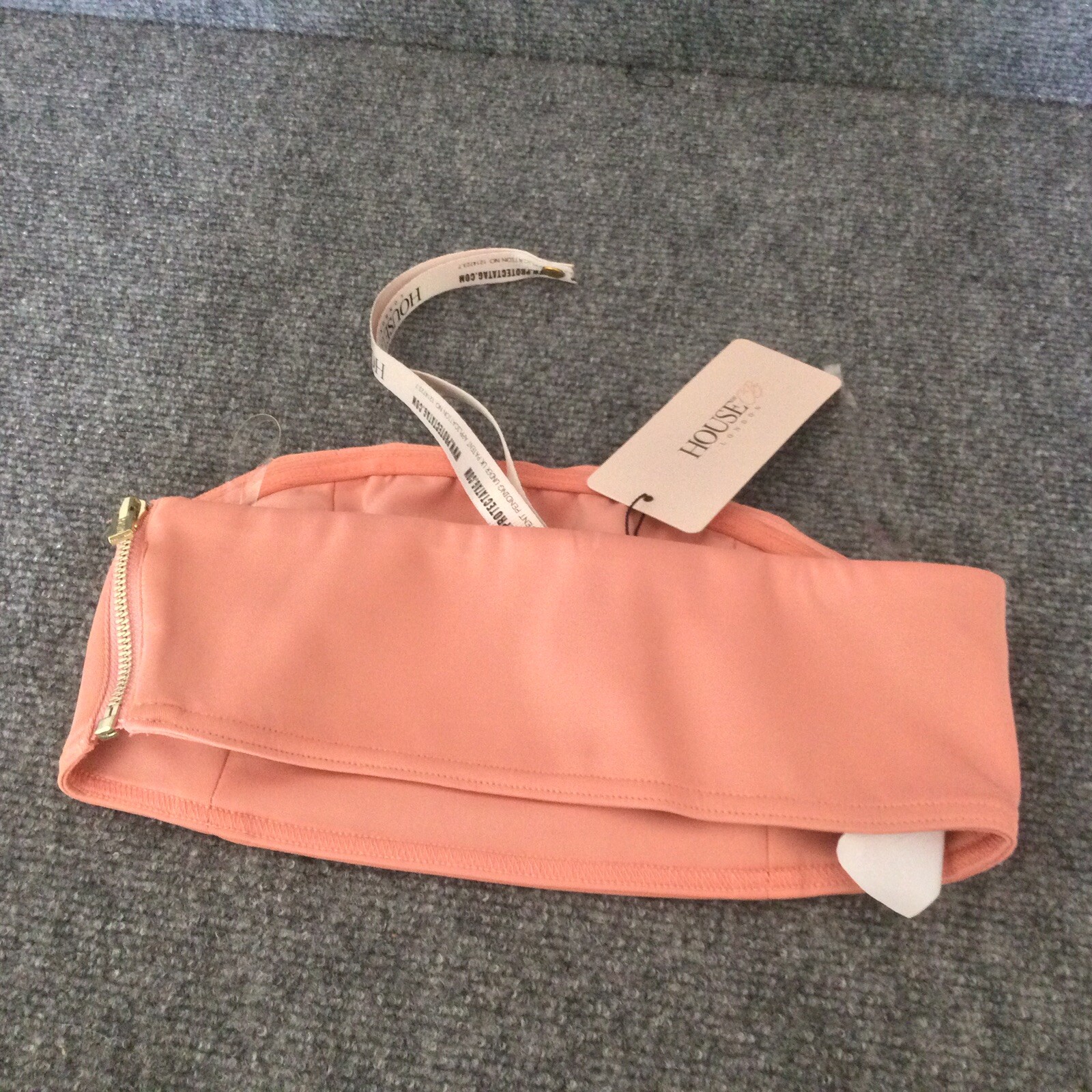 House Of CB Sajida Bandeau Top Size XS Women Strapless Crop