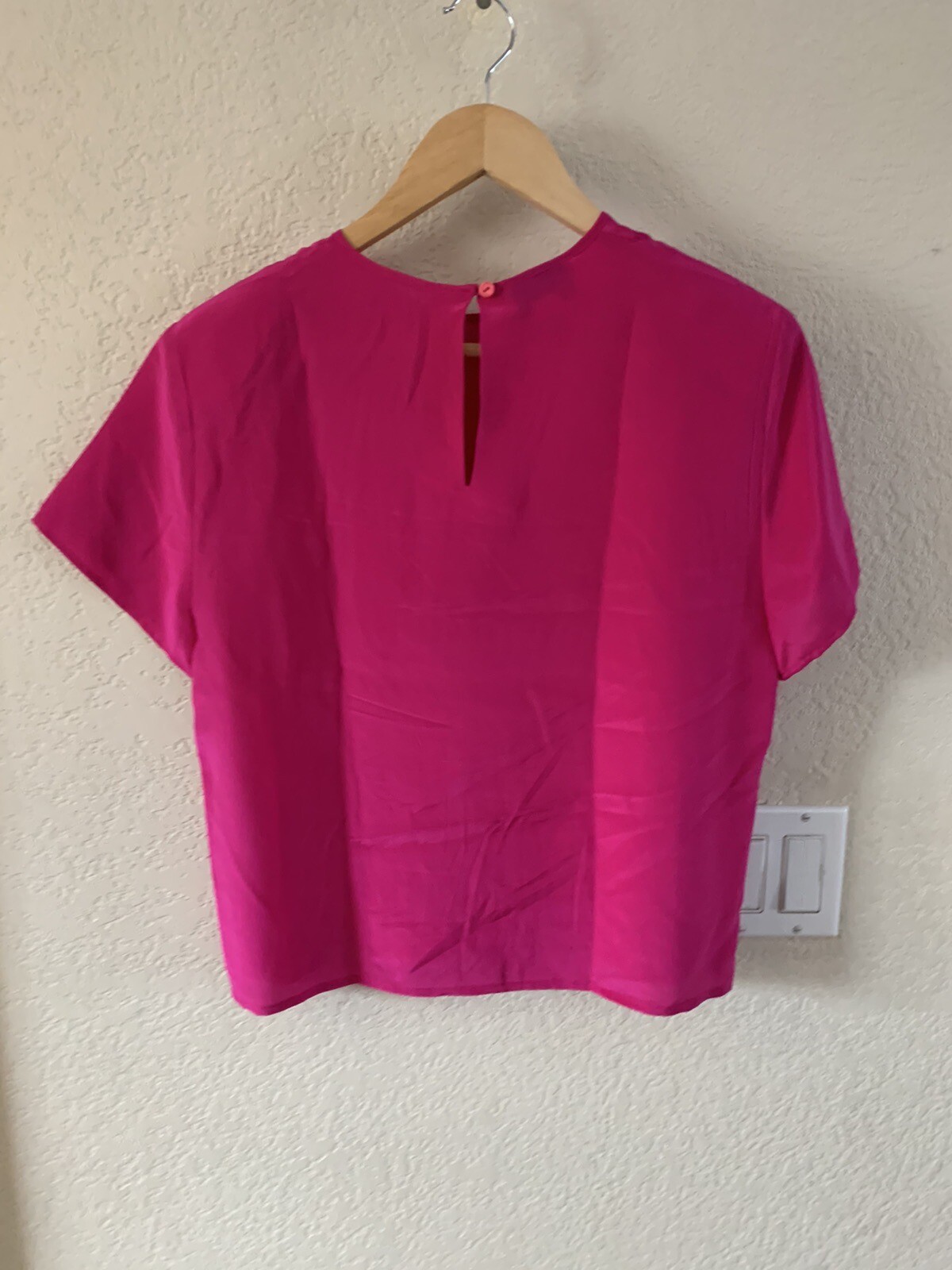 Diversity Pink Silk Shirt Size S