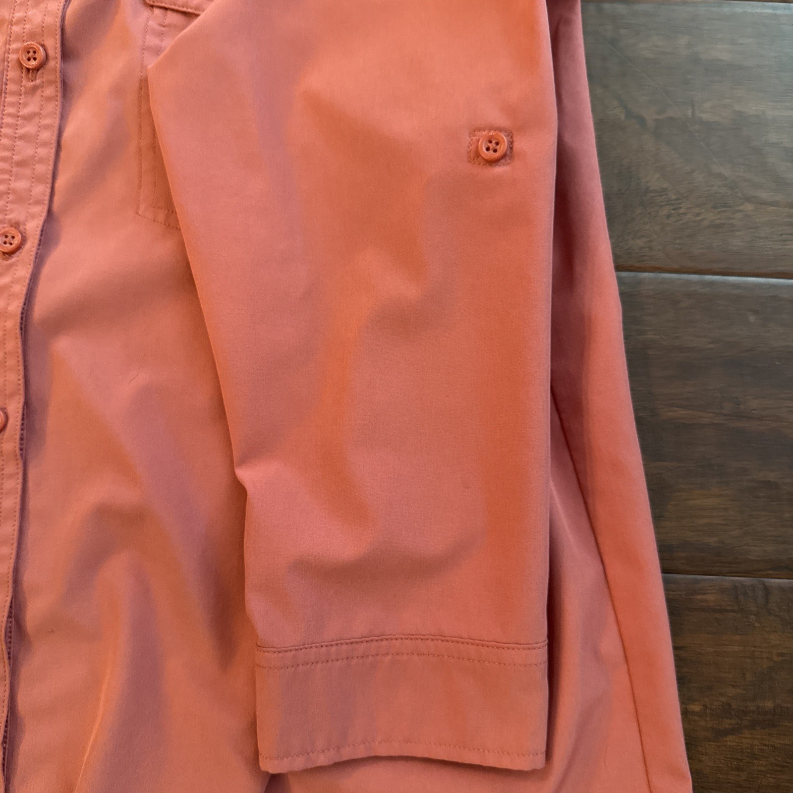 Eddie Bauer Classic Fit Shirt Roll Tab Sleeve Sleeve Quick Dry Size 2XL Outdoors