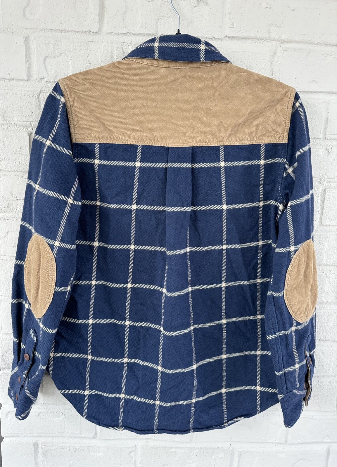 Faherty Daly Shirt Flannel Olivia Plaid Shacket Corduroy Women’s Size M Cowgirl
