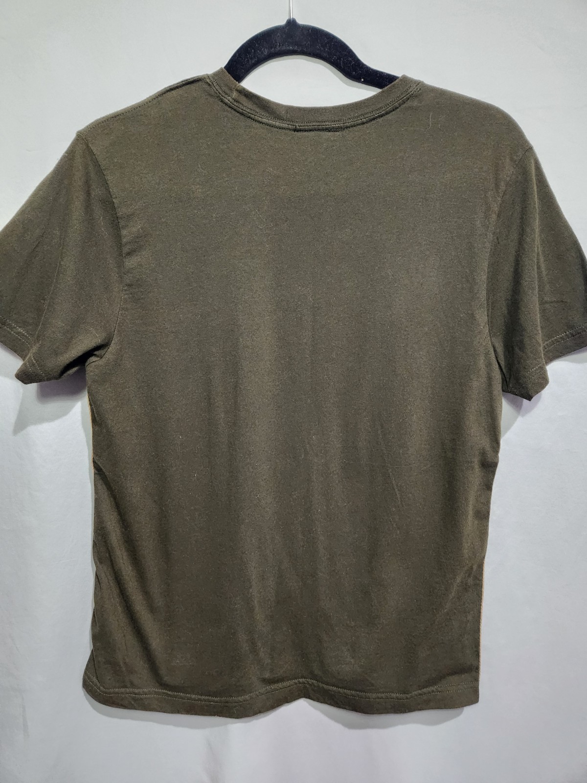 VTG Polo Jeans Co Ralph Lauren Pocket Logo Tshirt Army Green W Piping Large