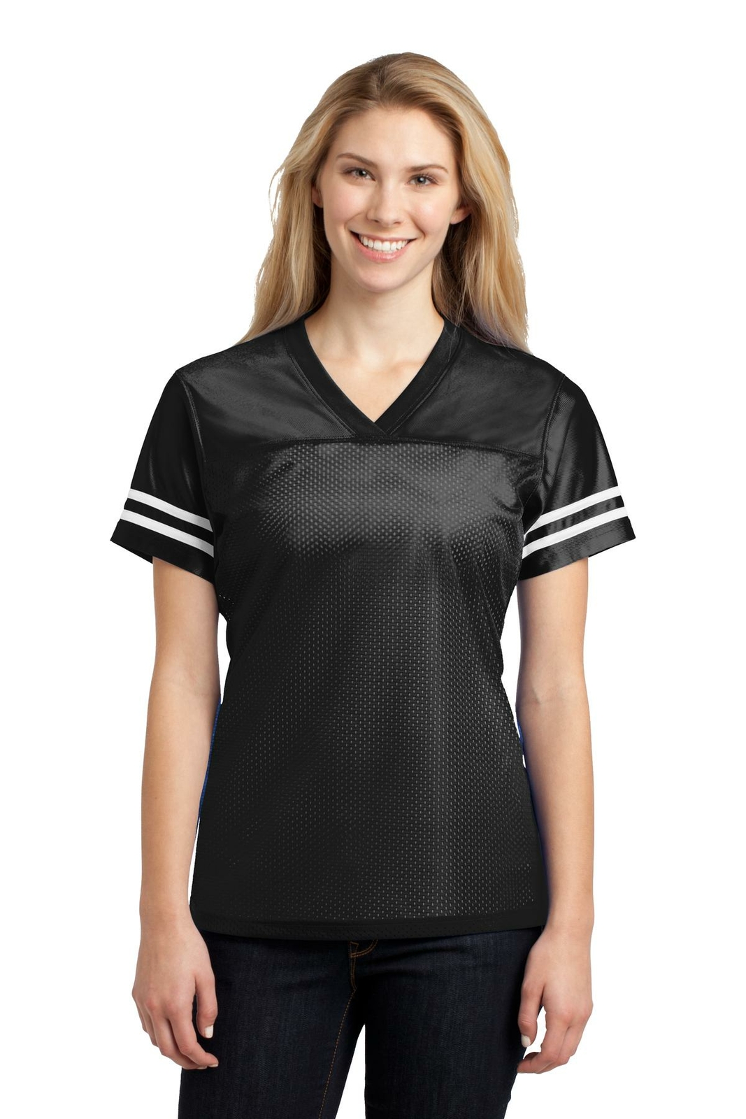 Sport-Tek LST307 Womens Short Sleeve Colorful Activewear Jersey T-Shirt